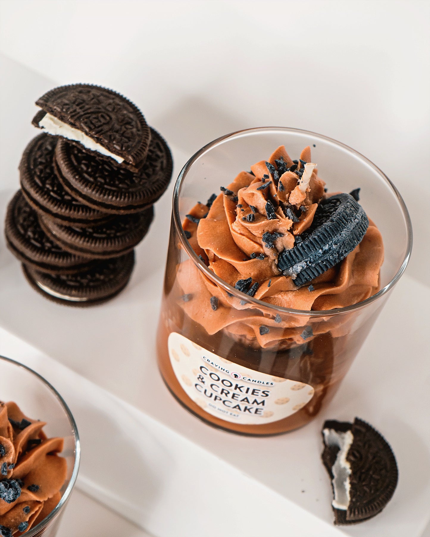 Cookies & Cream Cupcake Candle