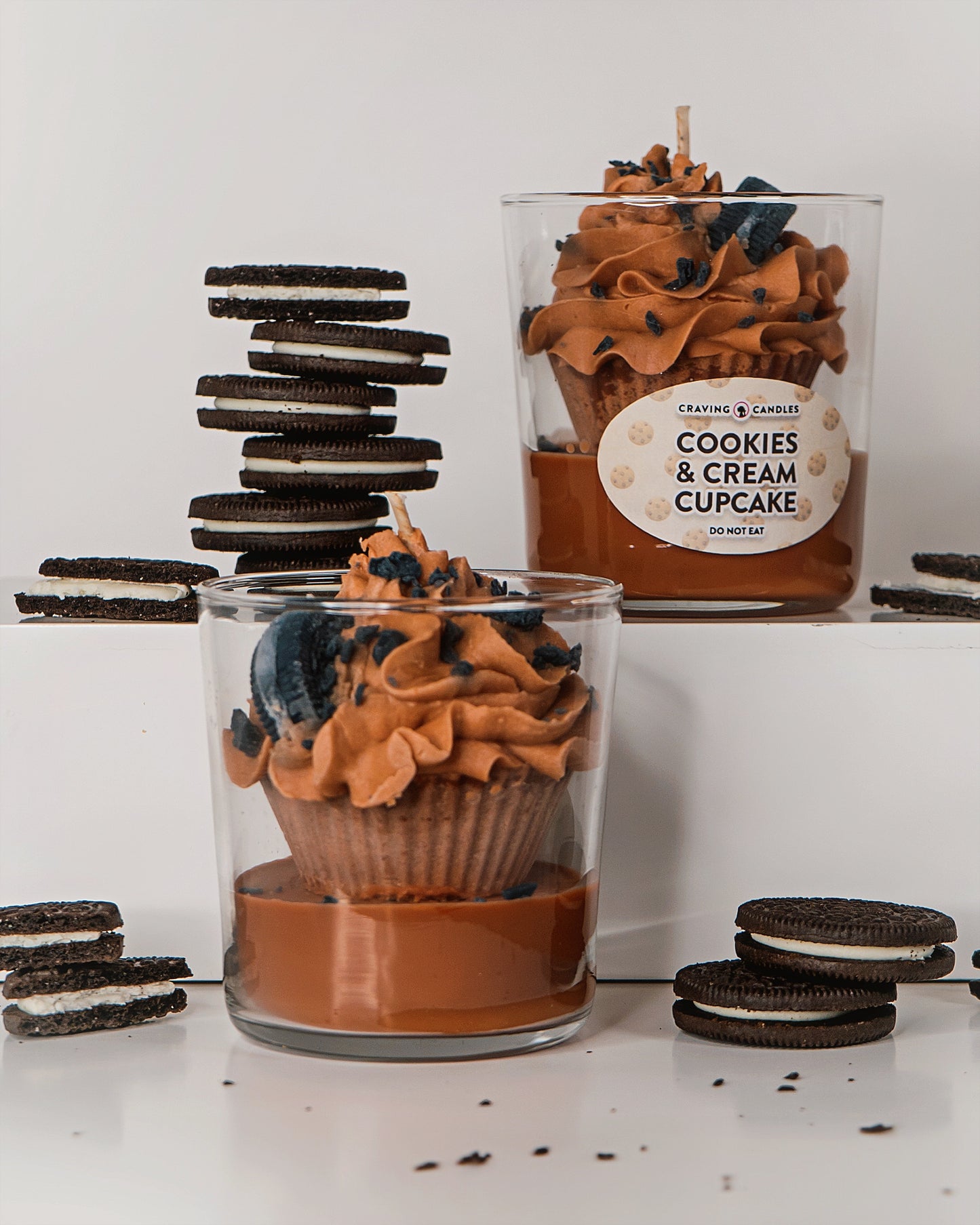 Cookies & Cream Cupcake Candle