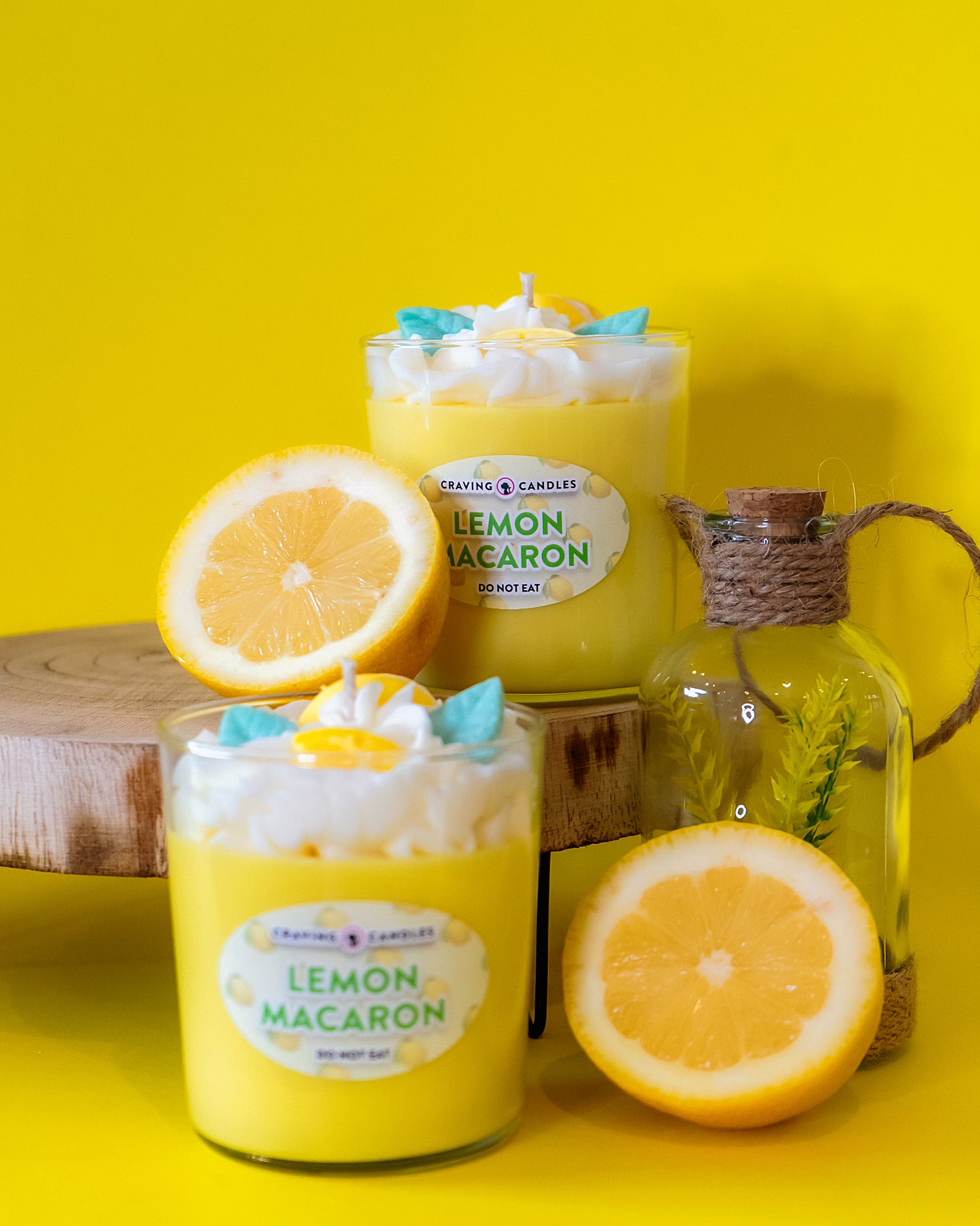Lemon Macaron Candle