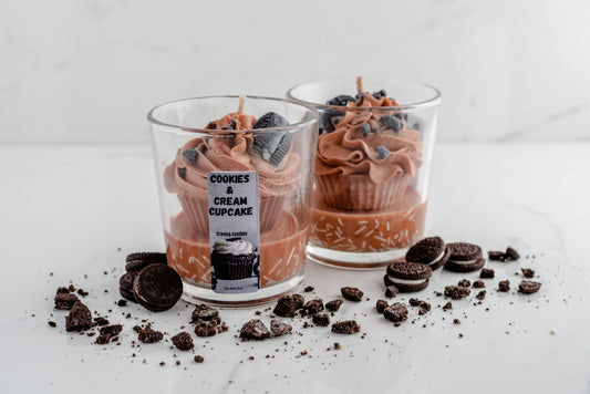 Cookies & Cream Cupcake Candle