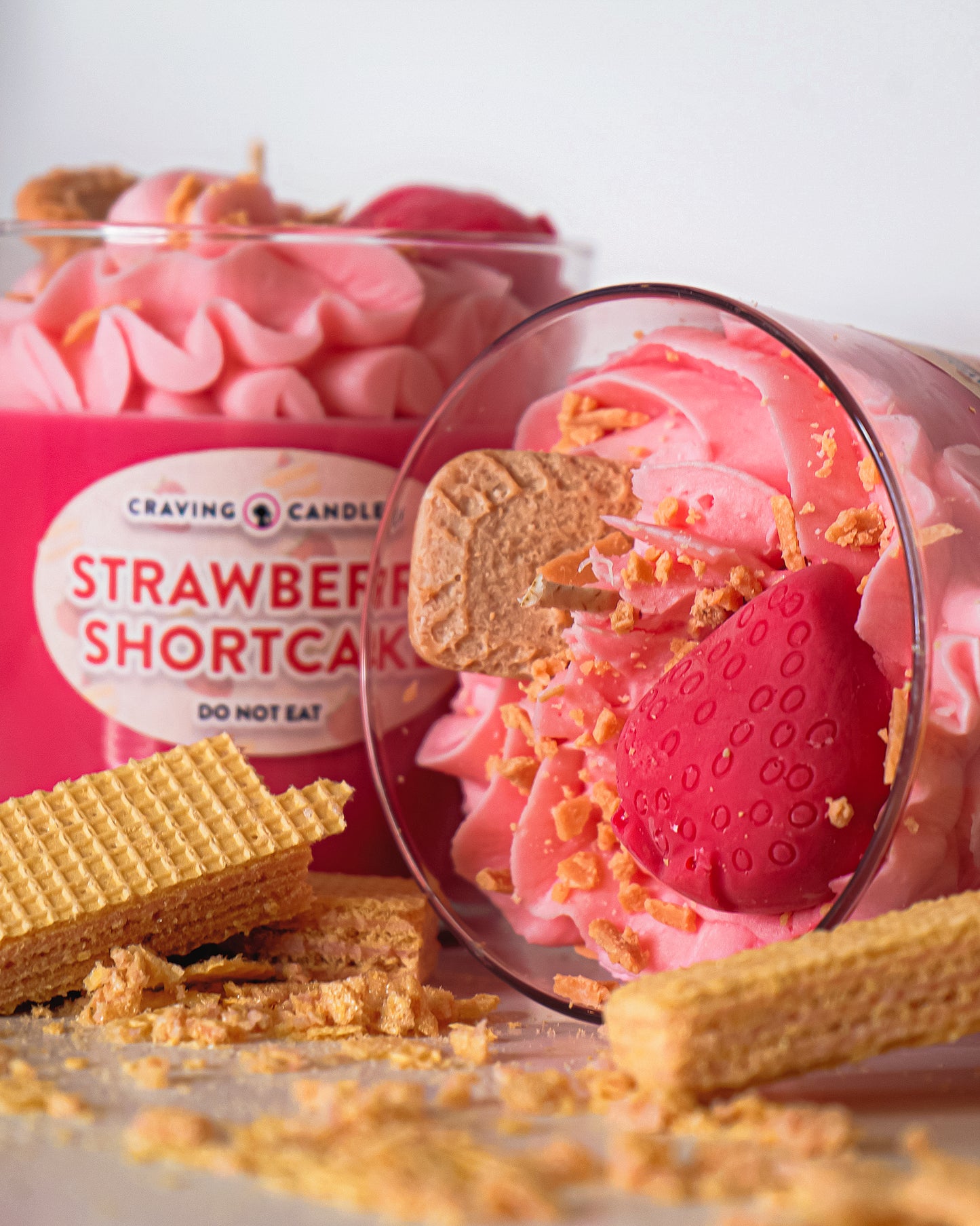 Strawberry Shortcake Candle