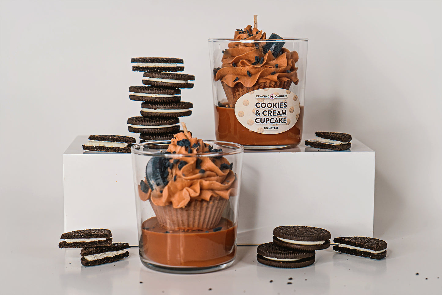 Cookies & Cream Cupcake Candle