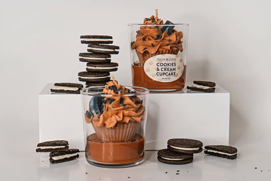 Cookies & Cream Cupcake Candle