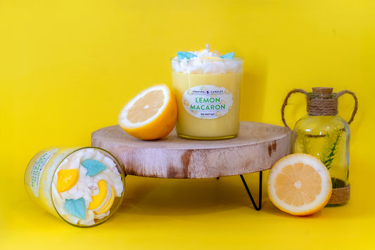 Lemon Macaron Candle