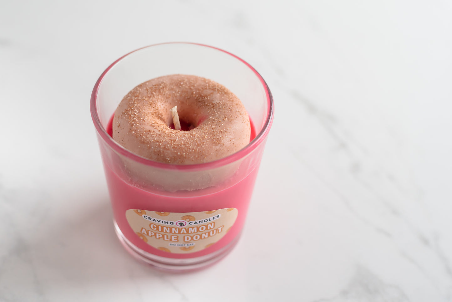 Cinnamon Apple Donut Candle