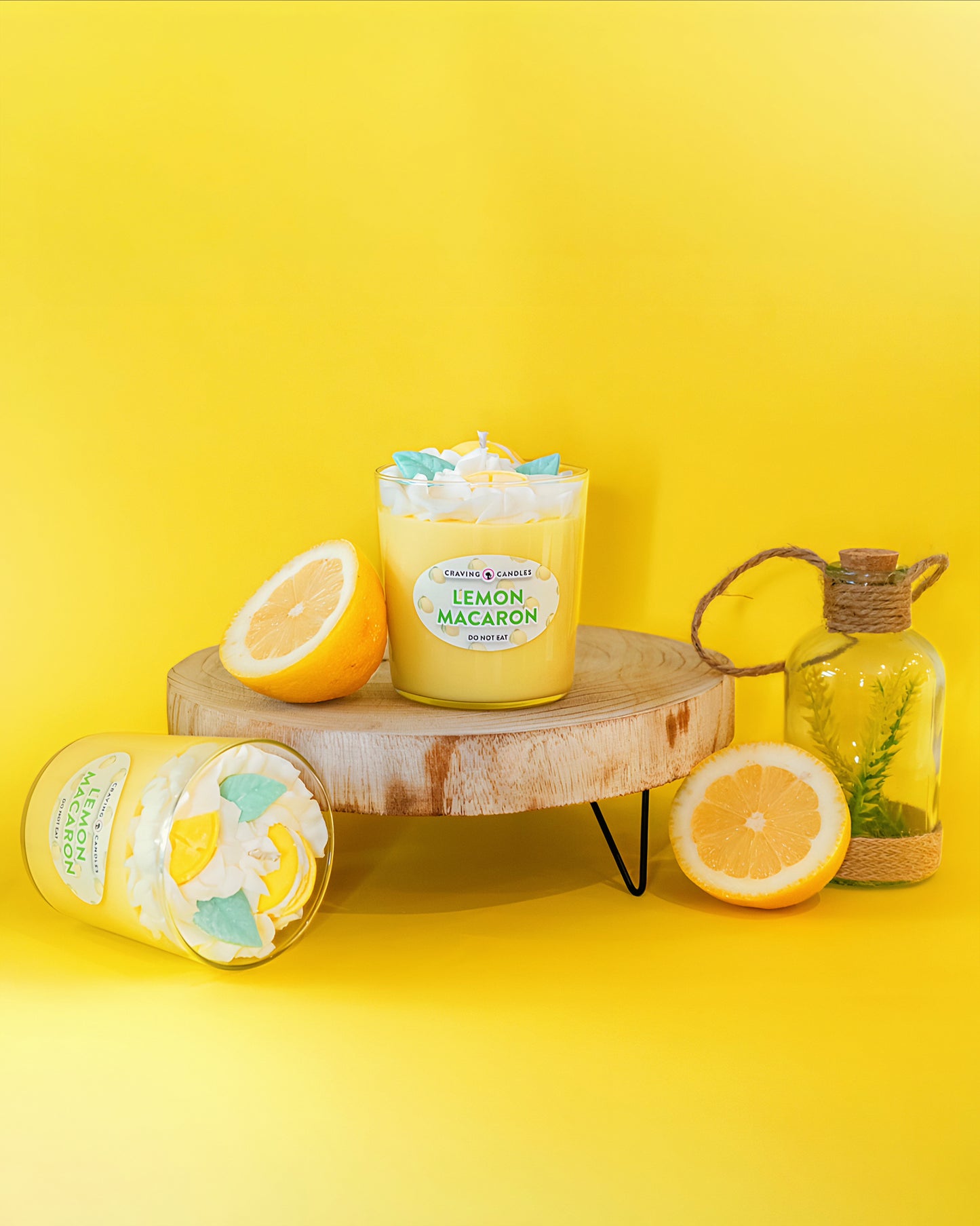Lemon Macaron Candle